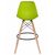 Стул барный LMZL-PP623G, ножки светлый бук, цвет сиденья салатовый, Вариант: ножки светлый бук, цвет сиденья салатовый, изображение 5 | Интернет магазин мебели и декора LifeDekor