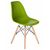 Стул обеденный DOBRIN DSW, ножки светлый бук, цвет салатовый (G-08), Вариант: ножки светлый бук, цвет салатовый (G-08), изображение 2 | Интернет магазин мебели и декора LifeDekor