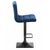 Стул барный DOBRIN DOMINIC, синий велюр (MJ9-117), Вариант: синий велюр (MJ9-117), изображение 3 | Интернет магазин мебели и декора LifeDekor