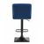 Стул барный DOBRIN DOMINIC, синий велюр (MJ9-117), Вариант: синий велюр (MJ9-117), изображение 5 | Интернет магазин мебели и декора LifeDekor