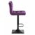 Стул барный DOBRIN DOMINIC, фиолет велюр (MJ9-58), Вариант: фиолет велюр (MJ9-58), изображение 3 | Интернет магазин мебели и декора LifeDekor
