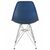 Стул обеденный DOBRIN DSR, ножки хром, цвет тёмно-синий (BE-12), Вариант: ножки хром, цвет тёмно-синий (BE-12), изображение 5 | Интернет магазин мебели и декора LifeDekor