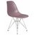 Стул обеденный DOBRIN DSR, ножки хром, цвет сиреневый (P-04), Вариант: ножки хром, цвет сиреневый (P-04), изображение 2 | Интернет магазин мебели и декора LifeDekor