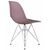 Стул обеденный DOBRIN DSR, ножки хром, цвет сиреневый (P-04), Вариант: ножки хром, цвет сиреневый (P-04), изображение 4 | Интернет магазин мебели и декора LifeDekor