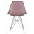 Стул обеденный DOBRIN DSR, ножки хром, цвет сиреневый (P-04), Вариант: ножки хром, цвет сиреневый (P-04), изображение 5 | Интернет магазин мебели и декора LifeDekor