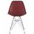 Стул обеденный DOBRIN DSR, ножки хром, цвет сливовый (R-13), Вариант: ножки хром, цвет сливовый (R-13), изображение 5 | Интернет магазин мебели и декора LifeDekor