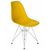 Стул обеденный DOBRIN DSR, ножки хром, цвет желтый (Y-01), Вариант: ножки хром, цвет желтый (Y-01), изображение 2 | Интернет магазин мебели и декора LifeDekor