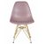 Стул обеденный DOBRIN DSR, ножки золотые, цвет сиреневый (P-04), Вариант: ножки золотые, цвет сиреневый (P-04), изображение 6 | Интернет магазин мебели и декора LifeDekor