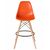 Стул барный DOBRIN DSW BAR, ножки светлый бук, цвет сиденья оранжевый (O-02), Вариант: ножки светлый бук, цвет сиденья оранжевый (O-02), изображение 6 | Интернет магазин мебели и декора LifeDekor