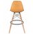 Стул барный DOBRIN DSW BAR, ножки светлый бук, цвет персиковый (NX-Y-06), Вариант: ножки светлый бук, цвет персиковый (NX-Y-06), изображение 5 | Интернет магазин мебели и декора LifeDekor
