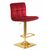 Стул барный DOBRIN GOLDIE, бордовый велюр (MJ9-43), Вариант: бордовый велюр (MJ9-43), изображение 2 | Интернет магазин мебели и декора LifeDekor