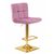 Стул барный DOBRIN GOLDIE, пудрово-сиреневый велюр (MJ9-52), Вариант: пудрово-сиреневый велюр (MJ9-52), изображение 2 | Интернет магазин мебели и декора LifeDekor