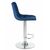 Стул барный DOBRIN TAILOR, синий велюр (MJ9-117), Вариант: синий велюр (MJ9-117), изображение 2 | Интернет магазин мебели и декора LifeDekor