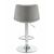 Стул барный DOBRIN TAILOR, серый велюр (MJ9-75), Вариант: серый велюр (MJ9-75), изображение 4 | Интернет магазин мебели и декора LifeDekor