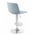 Стул барный DOBRIN TAILOR, пудрово-голубой велюр (MJ9-74), Вариант: пудрово-голубой велюр (MJ9-74), изображение 3 | Интернет магазин мебели и декора LifeDekor