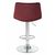 Стул барный DOBRIN TAILOR, винный велюр (MJ9-35), Вариант: винный велюр (MJ9-35), изображение 4 | Интернет магазин мебели и декора LifeDekor