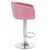 Стул барный DOBRIN DARCY, розовый велюр (1922-16), Вариант: розовый велюр (1922-16), изображение 3 | Интернет магазин мебели и декора LifeDekor