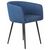 Стул обеденный DOBRIN ALINA, синяя ткань (LAR-106D-21), Вариант: синяя ткань (LAR-106D-21), изображение 2 | Интернет магазин мебели и декора LifeDekor