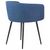 Стул обеденный DOBRIN ALINA, синяя ткань (LAR-106D-21), Вариант: синяя ткань (LAR-106D-21), изображение 4 | Интернет магазин мебели и декора LifeDekor