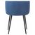 Стул обеденный DOBRIN ALINA, синяя ткань (LAR-106D-21), Вариант: синяя ткань (LAR-106D-21), изображение 5 | Интернет магазин мебели и декора LifeDekor
