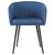 Стул обеденный DOBRIN ALINA, синяя ткань (LAR-106D-21), Вариант: синяя ткань (LAR-106D-21), изображение 6 | Интернет магазин мебели и декора LifeDekor