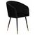 Стул обеденный DOBRIN MARY, черный велюр (1922-21), Вариант: черный велюр (1922-21), изображение 2 | Интернет магазин мебели и декора LifeDekor