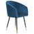 Стул обеденный DOBRIN MARY, синий велюр (1922-20), Вариант: синий велюр (1922-20), изображение 2 | Интернет магазин мебели и декора LifeDekor