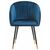 Стул обеденный DOBRIN MARY, синий велюр (1922-20), Вариант: синий велюр (1922-20), изображение 6 | Интернет магазин мебели и декора LifeDekor