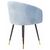 Стул обеденный DOBRIN MARY, серо-голубой велюр (1922-6), Вариант: серо-голубой велюр (1922-6), изображение 5 | Интернет магазин мебели и декора LifeDekor