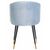 Стул обеденный DOBRIN MARY, серо-голубой велюр (1922-6), Вариант: серо-голубой велюр (1922-6), изображение 6 | Интернет магазин мебели и декора LifeDekor