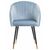 Стул обеденный DOBRIN MARY, серо-голубой велюр (1922-6), Вариант: серо-голубой велюр (1922-6), изображение 7 | Интернет магазин мебели и декора LifeDekor