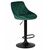 Стул барный DOBRIN LOGAN BLACK, зеленый велюр (MJ9-88), Вариант: зеленый велюр (MJ9-88), изображение 2 | Интернет магазин мебели и декора LifeDekor