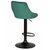 Стул барный DOBRIN LOGAN BLACK, зеленый велюр (MJ9-88), Вариант: зеленый велюр (MJ9-88), изображение 4 | Интернет магазин мебели и декора LifeDekor