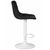 Стул барный DOBRIN TAILOR WHITE, черный велюр (MJ9-101), Вариант: черный велюр (MJ9-101), изображение 3 | Интернет магазин мебели и декора LifeDekor