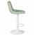 Стул барный DOBRIN TAILOR WHITE, пудрово-мятный велюр (MJ9-87), Вариант: пудрово-мятный велюр (MJ9-87), изображение 3 | Интернет магазин мебели и декора LifeDekor
