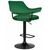 Стул барный DOBRIN CHARLY BLACK, зеленый велюр (MJ9-88), Вариант: зеленый велюр (MJ9-88), изображение 4 | Интернет магазин мебели и декора LifeDekor