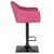 Стул барный DOBRIN RALF, розовый (LAR-106D-17), Вариант: розовый (LAR-106D-17), изображение 3 | Интернет магазин мебели и декора LifeDekor