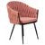 Стул обеденный DOBRIN MATILDA, розовая ткань (LAR 275-10), Вариант: розовая ткань (LAR 275-10), изображение 2 | Интернет магазин мебели и декора LifeDekor
