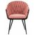 Стул обеденный DOBRIN MATILDA, розовая ткань (LAR 275-10), Вариант: розовая ткань (LAR 275-10), изображение 6 | Интернет магазин мебели и декора LifeDekor