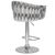 Стул барный DOBRIN MARCEL, серый велюр (MJ9-75), Вариант: серый велюр (MJ9-75), изображение 4 | Интернет магазин мебели и декора LifeDekor