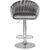 Стул барный DOBRIN MARCEL, серый велюр (MJ9-75), Вариант: серый велюр (MJ9-75), изображение 6 | Интернет магазин мебели и декора LifeDekor