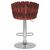 Стул барный DOBRIN MARCEL, винный велюр (MJ9-35), Вариант: винный велюр (MJ9-35), изображение 5 | Интернет магазин мебели и декора LifeDekor