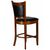 Стул полубарный DOBRIN GARRY COUNTER, шоколад, черный, Вариант: шоколад, чёрный, изображение 3 | Интернет магазин мебели и декора LifeDekor
