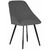 Стул обеденный DOBRIN STELLA, ЭМАЛЬ ЧЕРНЫЙ МУАР велюр Catania Stone | Интернет магазин мебели и декора LifeDekor