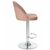 Стул барный DOBRIN MILANA, пудрово-розовый велюр (MJ9-32), Вариант: пудрово-розовый велюр (MJ9-32), изображение 3 | Интернет магазин мебели и декора LifeDekor