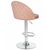 Стул барный DOBRIN MILANA, пудрово-розовый велюр (MJ9-32), Вариант: пудрово-розовый велюр (MJ9-32), изображение 4 | Интернет магазин мебели и декора LifeDekor