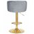 Стул барный DOBRIN DARCY GOLD, серый велюр (1922-19), Вариант: серый велюр (1922-19), изображение 5 | Интернет магазин мебели и декора LifeDekor