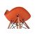 Стул Eames оранжевый, изображение 6 | Интернет магазин мебели и декора LifeDekor
