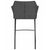 Стул барный DOBRIN LUCAS, серая ткань (F-22), Вариант: серая ткань (F-22), изображение 5 | Интернет магазин мебели и декора LifeDekor