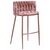 Стул барный DOBRIN EMMA ROSE GOLD, розовый велюр (VF-10) | Интернет магазин мебели и декора LifeDekor